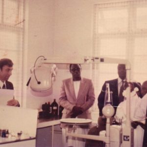 Dedication the first clinic in the 80's
